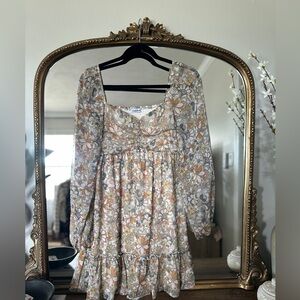Floral sweetheart dress
